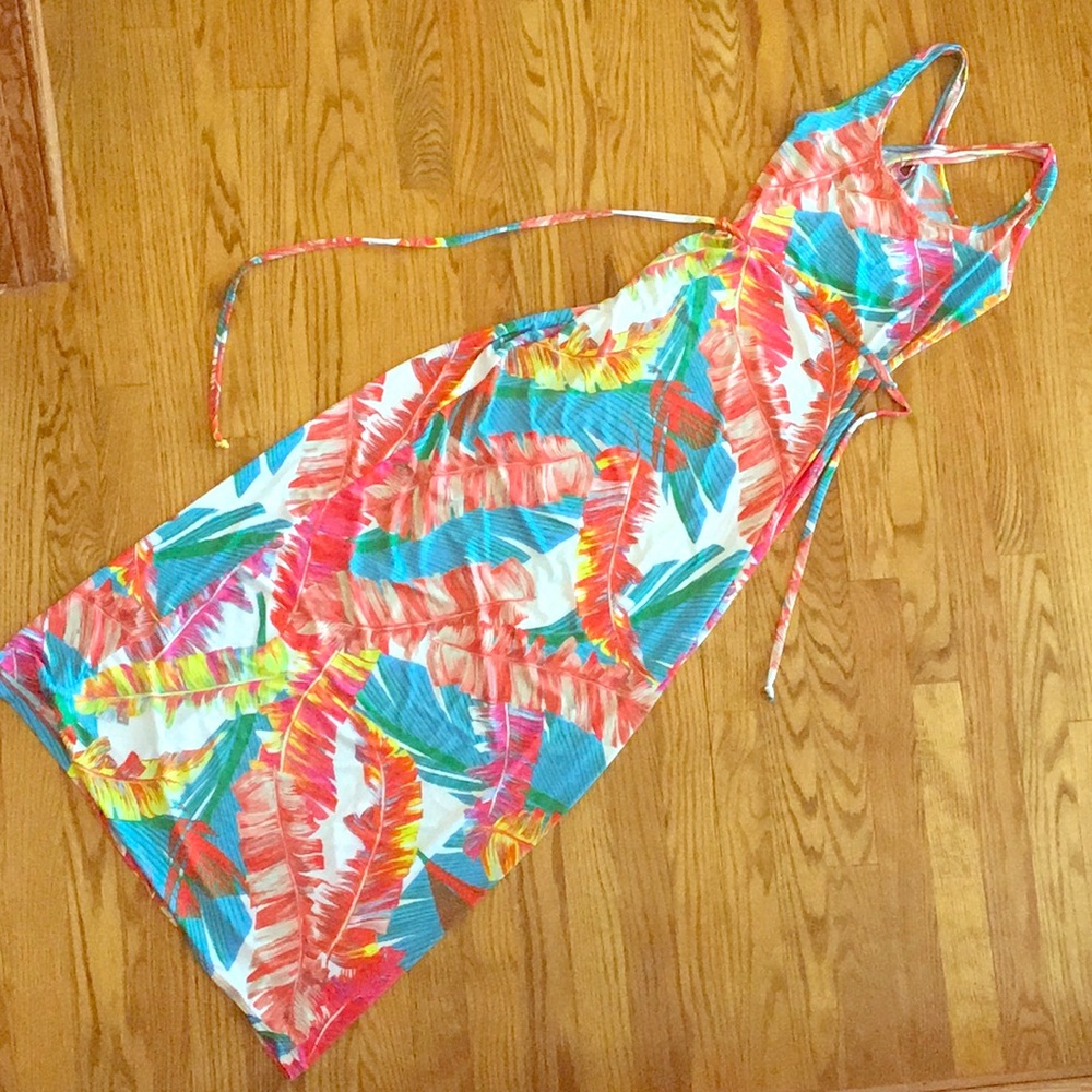 NWT Racer back Tropical Maxi